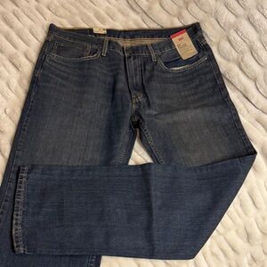 Levi's Dark Blue Straight Jeans